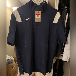 Nike Football Coach Performance Short Sleeve Sideline Jacket DJ5113-419 Men Sz L